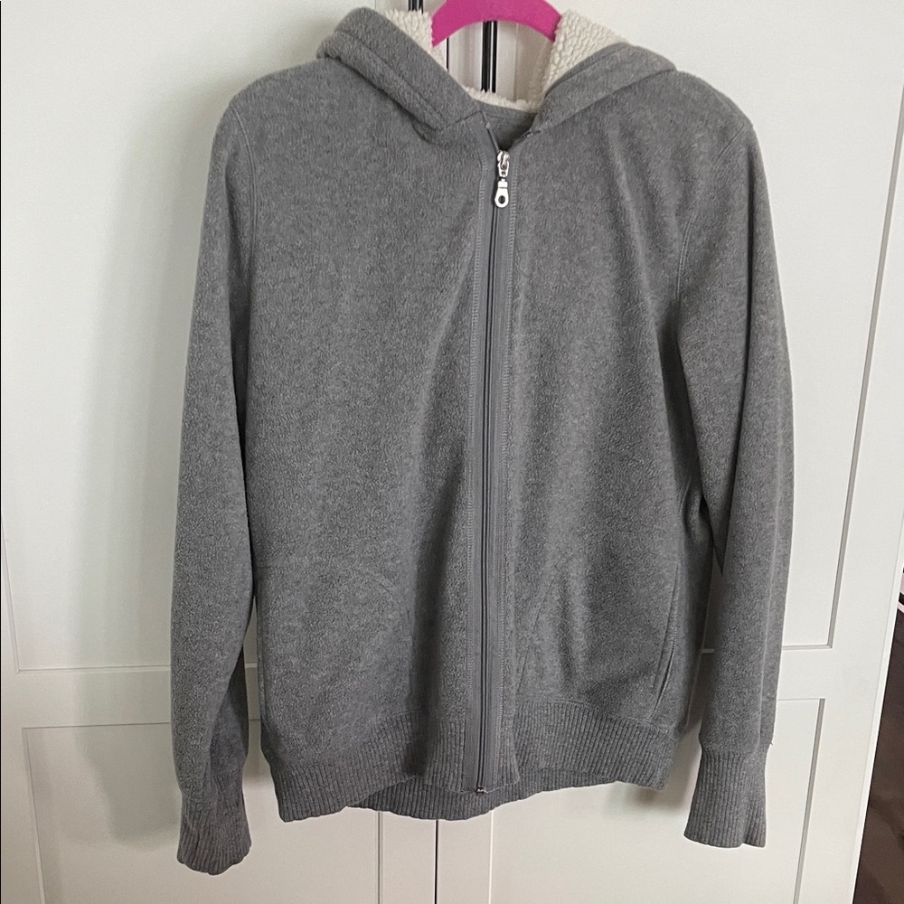 Women's Cozy Gray Zip-Up Hoodie